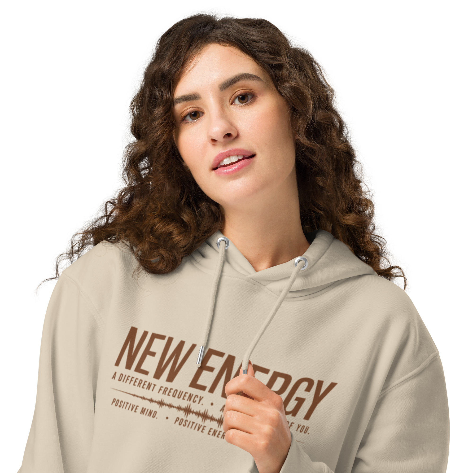 New Energy (Unisex essential organic hoodie) – Image 7