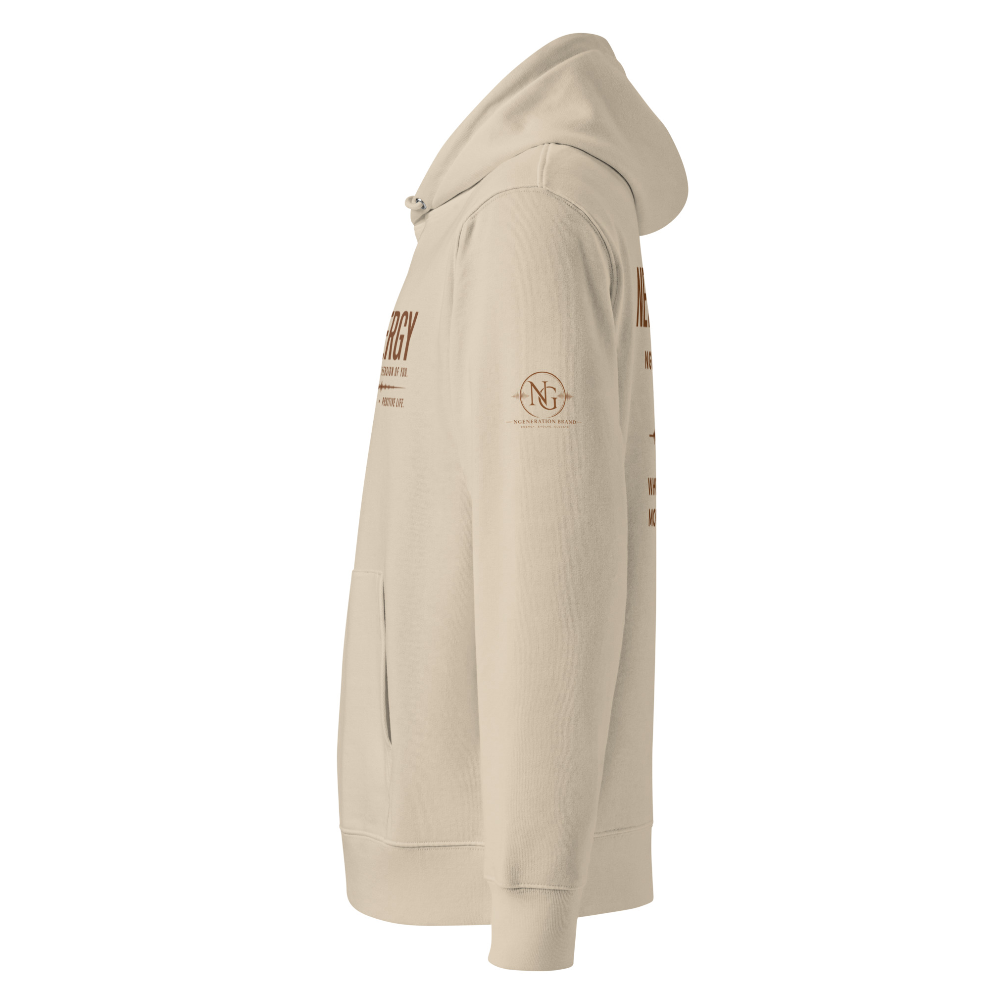 New Energy (Unisex essential organic hoodie) – Image 5