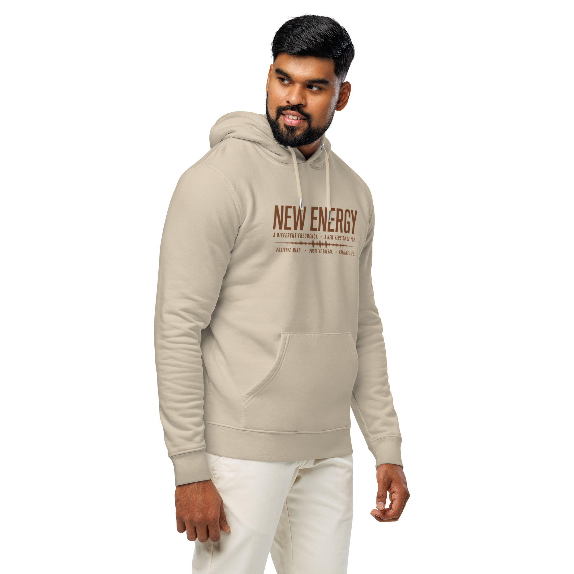 New Energy (Unisex essential organic hoodie) – Image 4