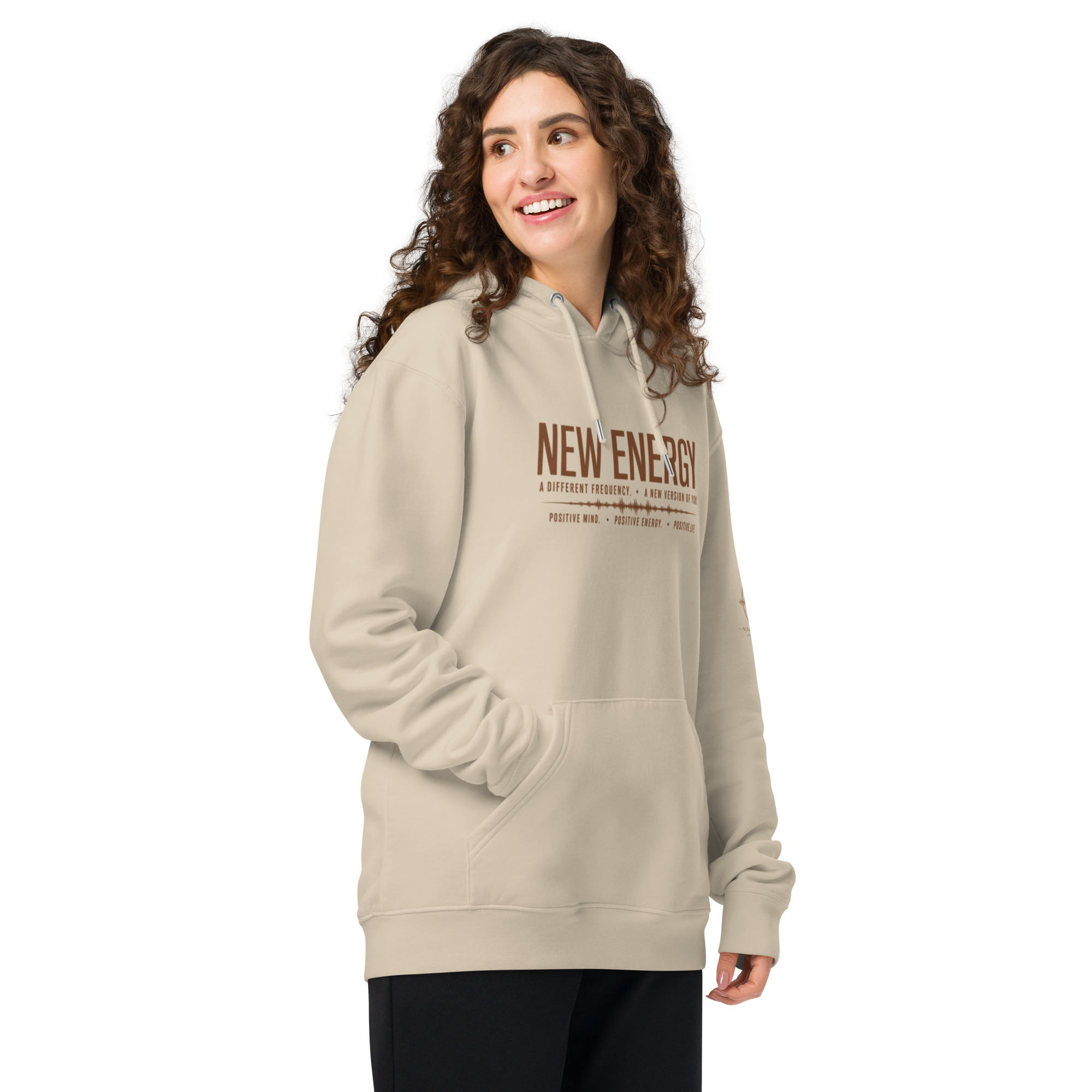 New Energy (Unisex essential organic hoodie) – Image 2