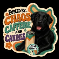 Chaos, Caffeine, and Canines – Black Lab