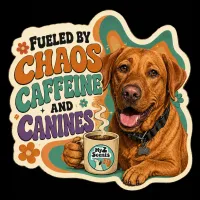 Chaos, Caffeine, and Canines – Red Lab