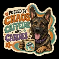 Chaos, Caffeine, and Canines – German Shepherd