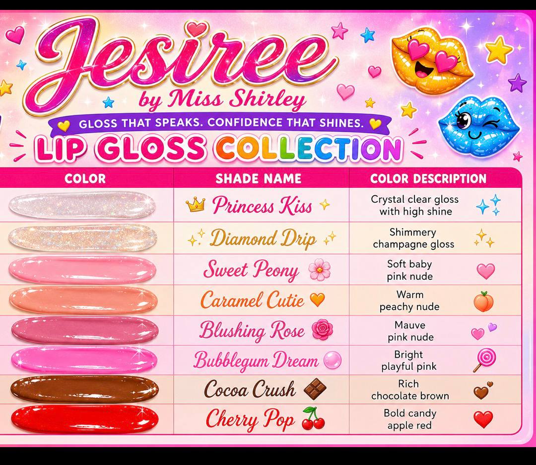 Jesiree Lip gloss and Lip Liner Pencil Combo – Image 3