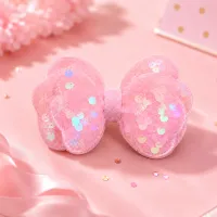 Miss Shirley's Hairbow – Cotton Candy Pink