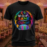 We Are All The Same Black Shirt – Image 2