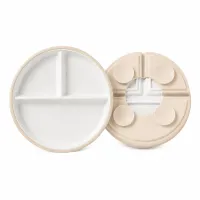 first plate. – beige