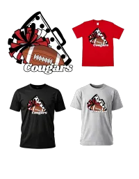 Megaphone Cheer Shirt – Image 1