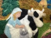 The Third Annual Felting Advent Calendar - Online Class or add Kit - Twelve Days of Christmas – Image 10