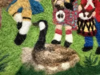 The Third Annual Felting Advent Calendar - Online Class or add Kit - Twelve Days of Christmas – Image 7