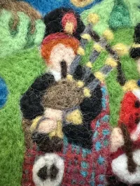 The Third Annual Felting Advent Calendar - Online Class or add Kit - Twelve Days of Christmas – Image 9