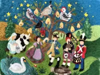 The Third Annual Felting Advent Calendar - Online Class or add Kit - Twelve Days of Christmas – Image 1