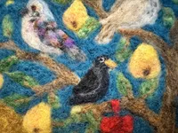 The Third Annual Felting Advent Calendar - Online Class or add Kit - Twelve Days of Christmas – Image 4