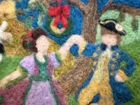 The Third Annual Felting Advent Calendar - Online Class or add Kit - Twelve Days of Christmas – Image 5