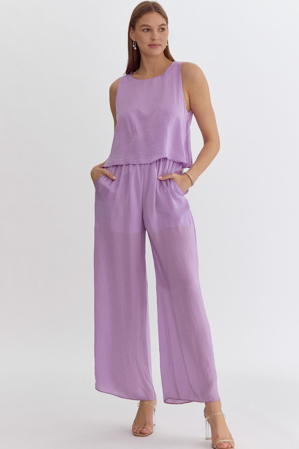 Entro Lavender Jumpsuit – Image 1