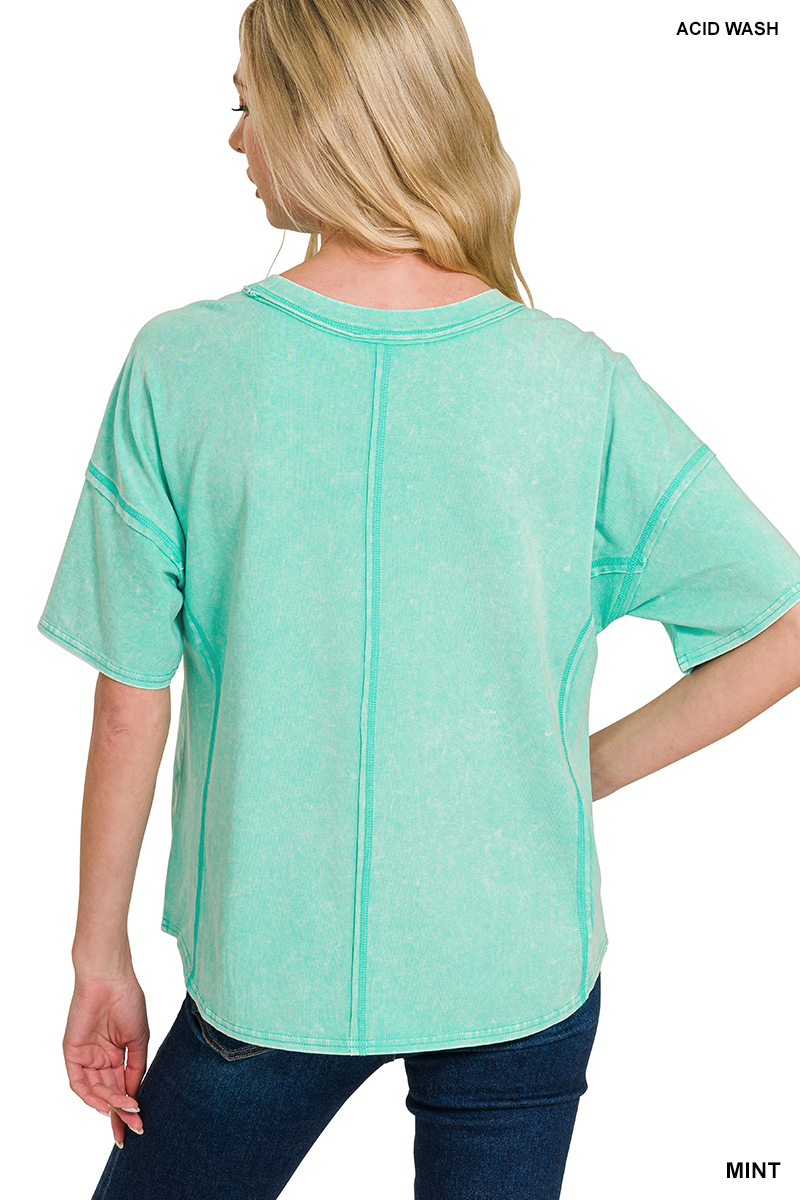 Zenana acid wash Set - Mint – Image 2