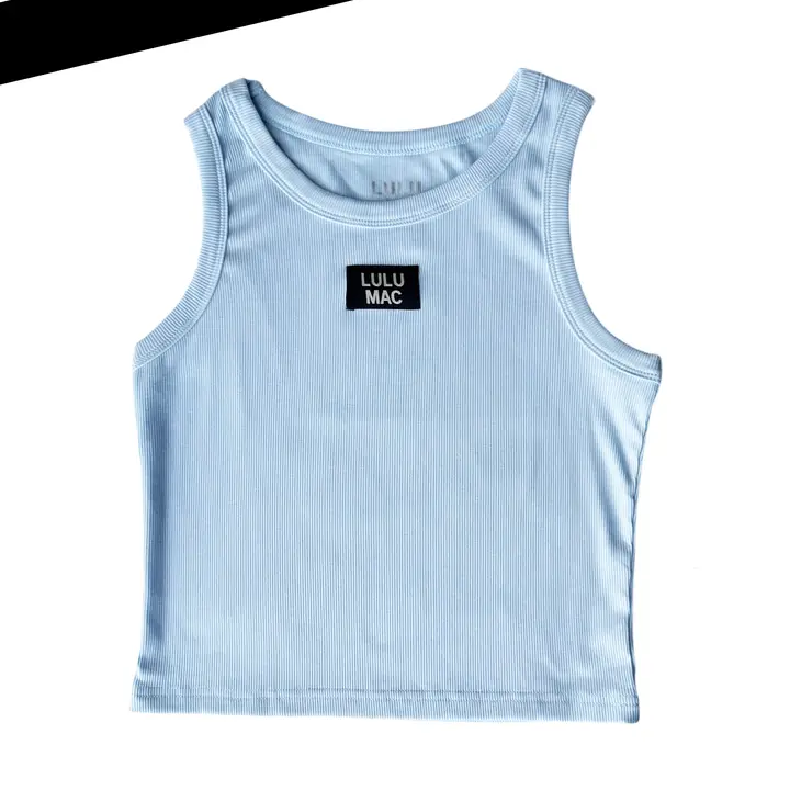 YOUTH- Lulu Mac Light Blue Tank Top – Image 1