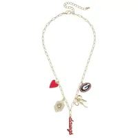 Georgia Bulldogs Paper Clip Charm Collector Necklace – Image 1