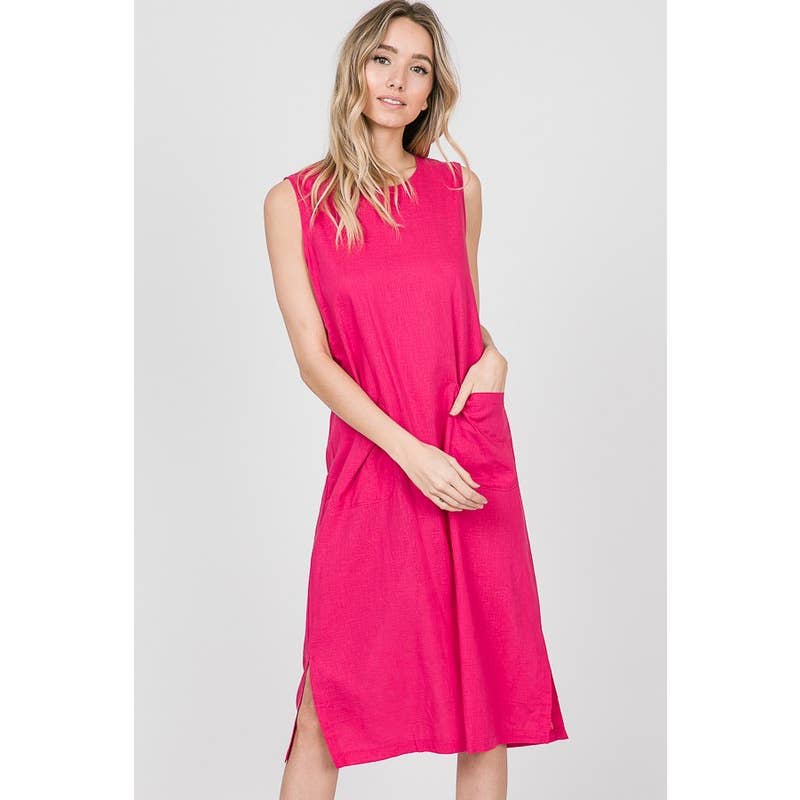 Minimalist Dress – Large, Fuchsia