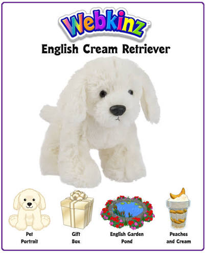 WEBKINZ – English Cream Retreiver