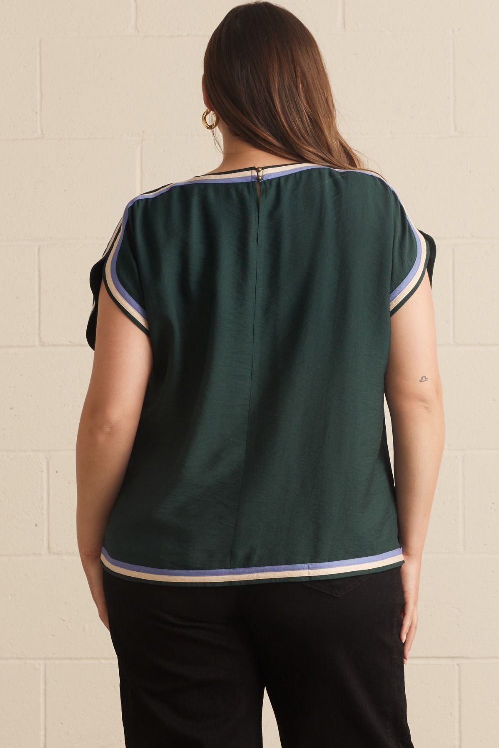 Entro Hunter Green top – Image 3