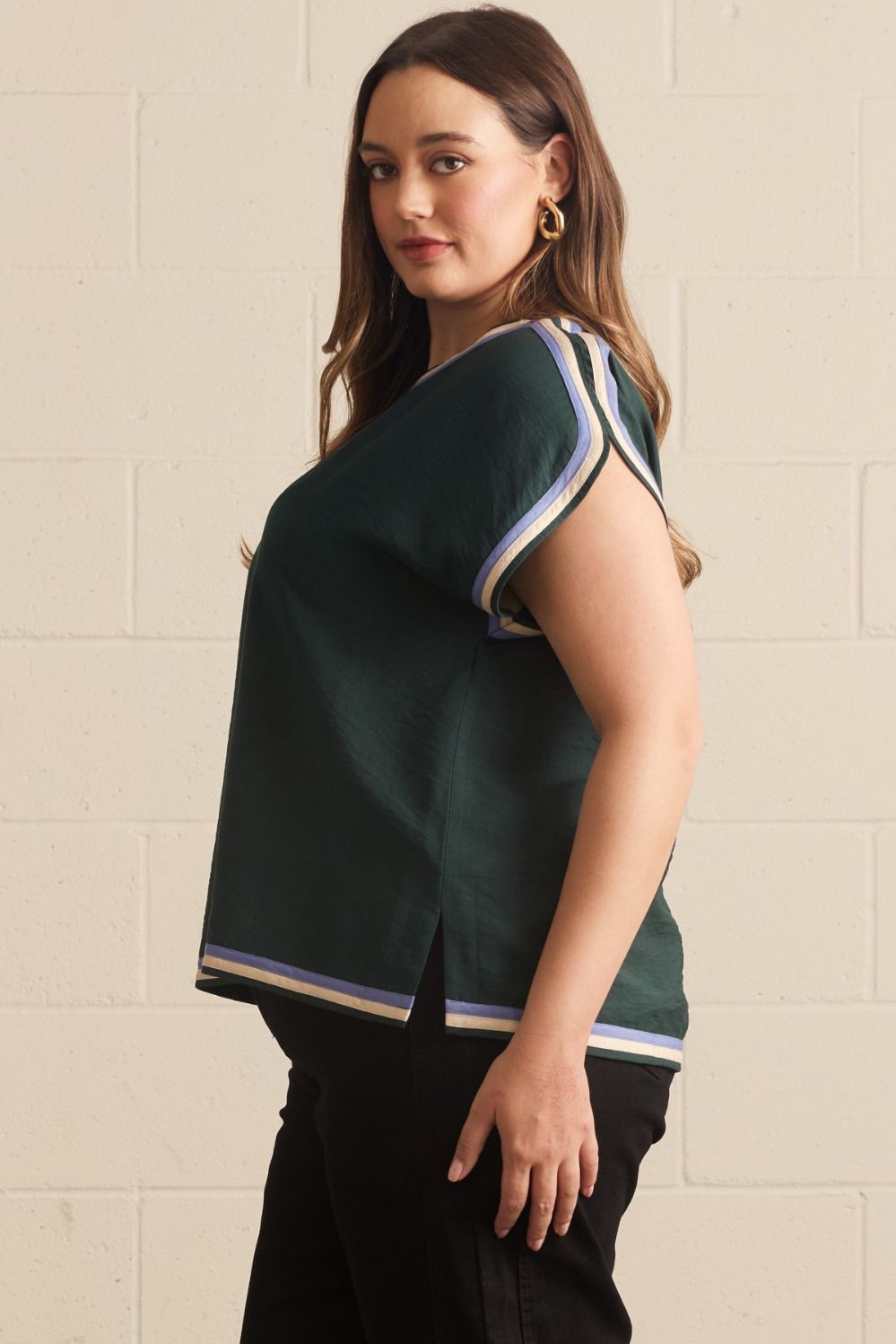 Entro Hunter Green top – Image 2