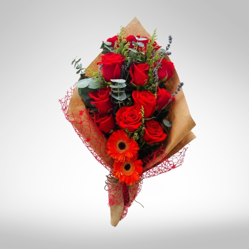 Bouquet de Rosas y Gerberas – Image 1