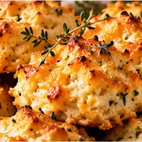 Flaky Cheddar & Thyme Drop Biscuits (1 Dozen) – Image 1