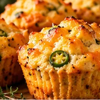 Jalapeño-Cheddar “Corn” Muffins (1 Dozen) – Image 1