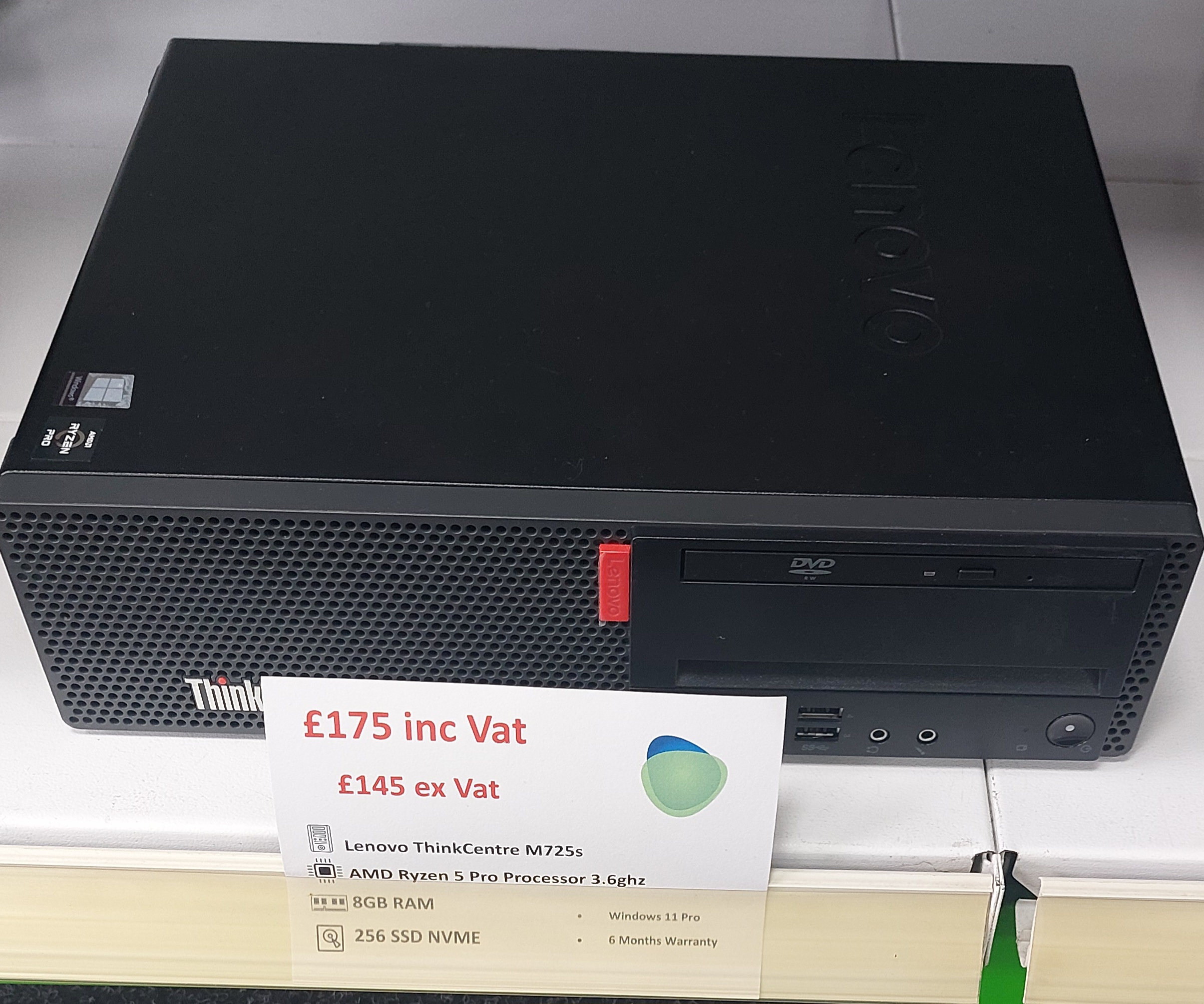 Lenovo ThinkCentre M725s Desktop - £175.00 – Image 1
