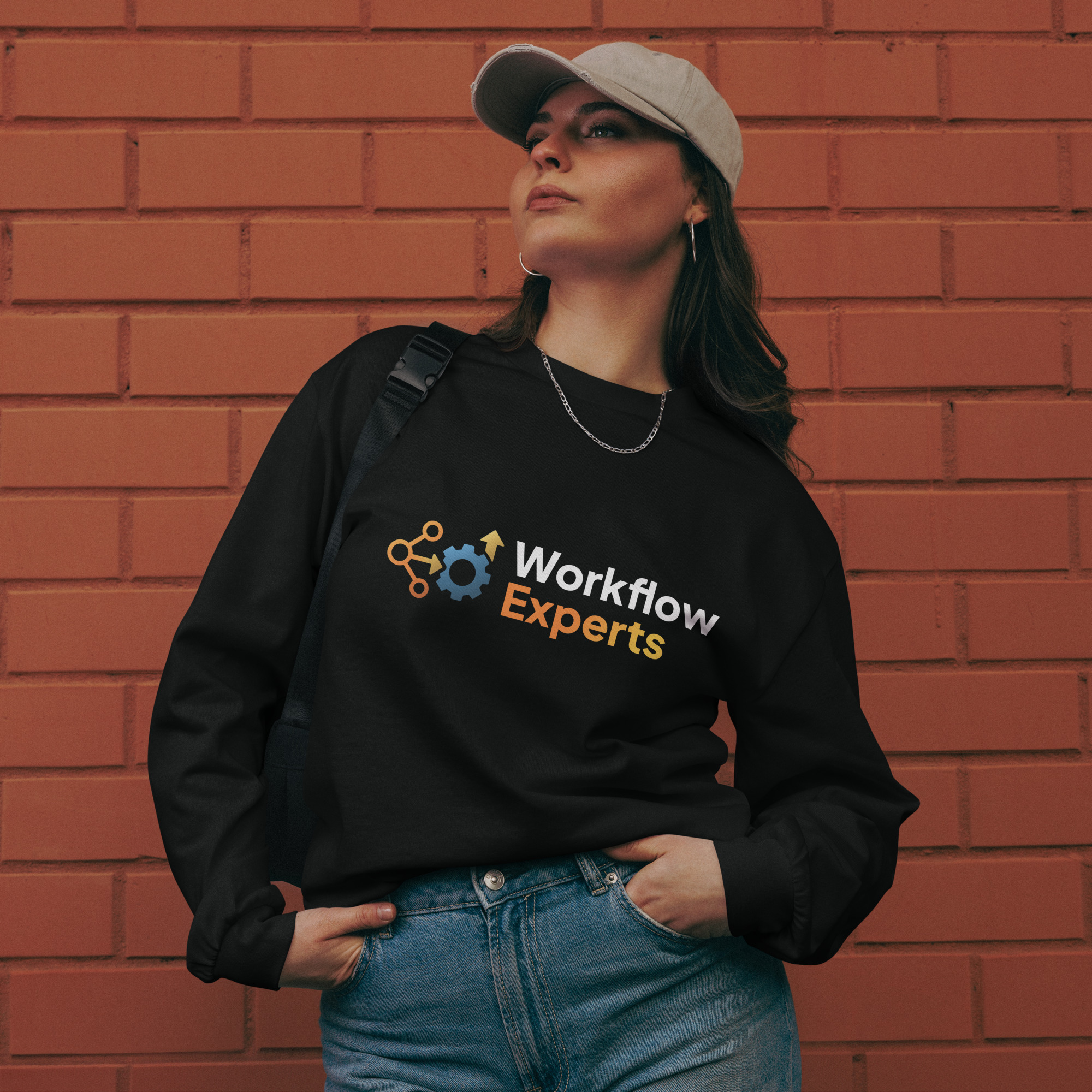 Workflow Experts - Premium heavyweight long sleeve shirt – Image 4