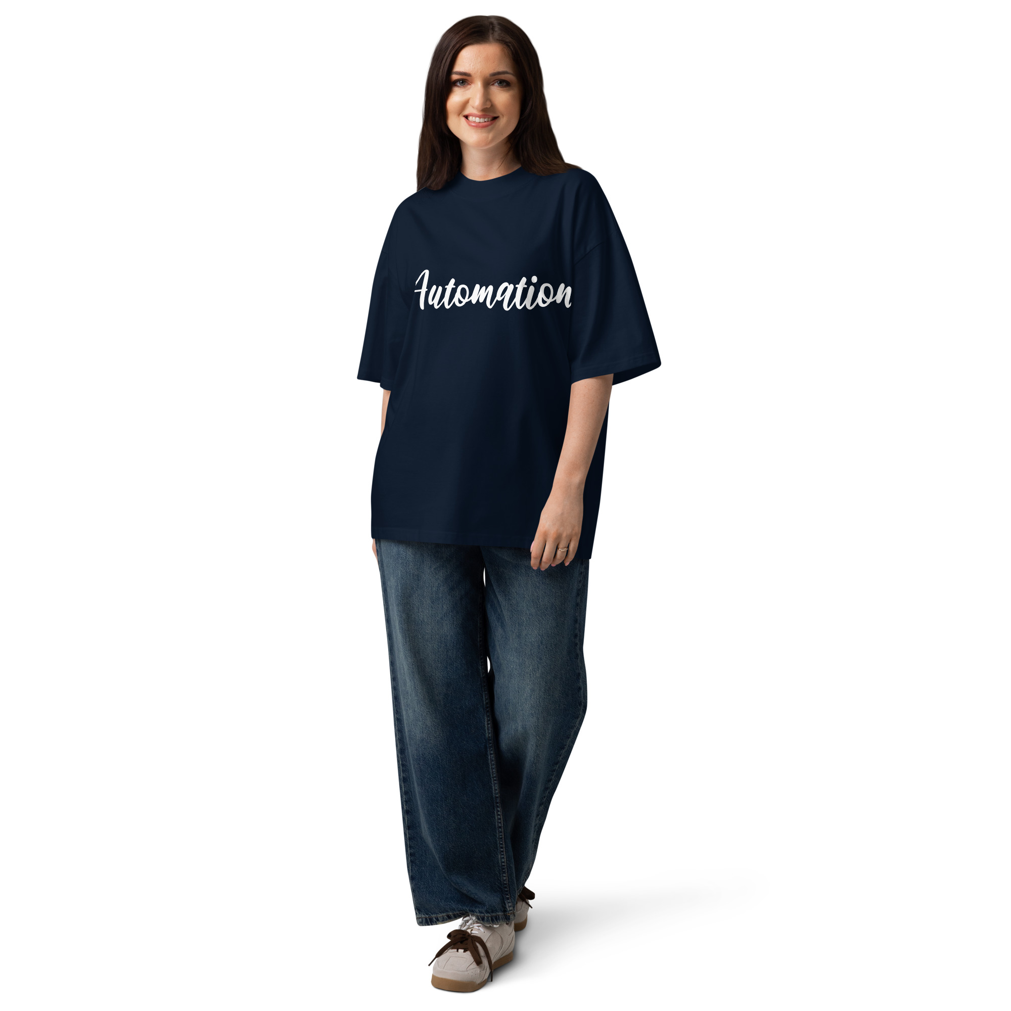 Automation Unisex oversized t-shirt – Image 4