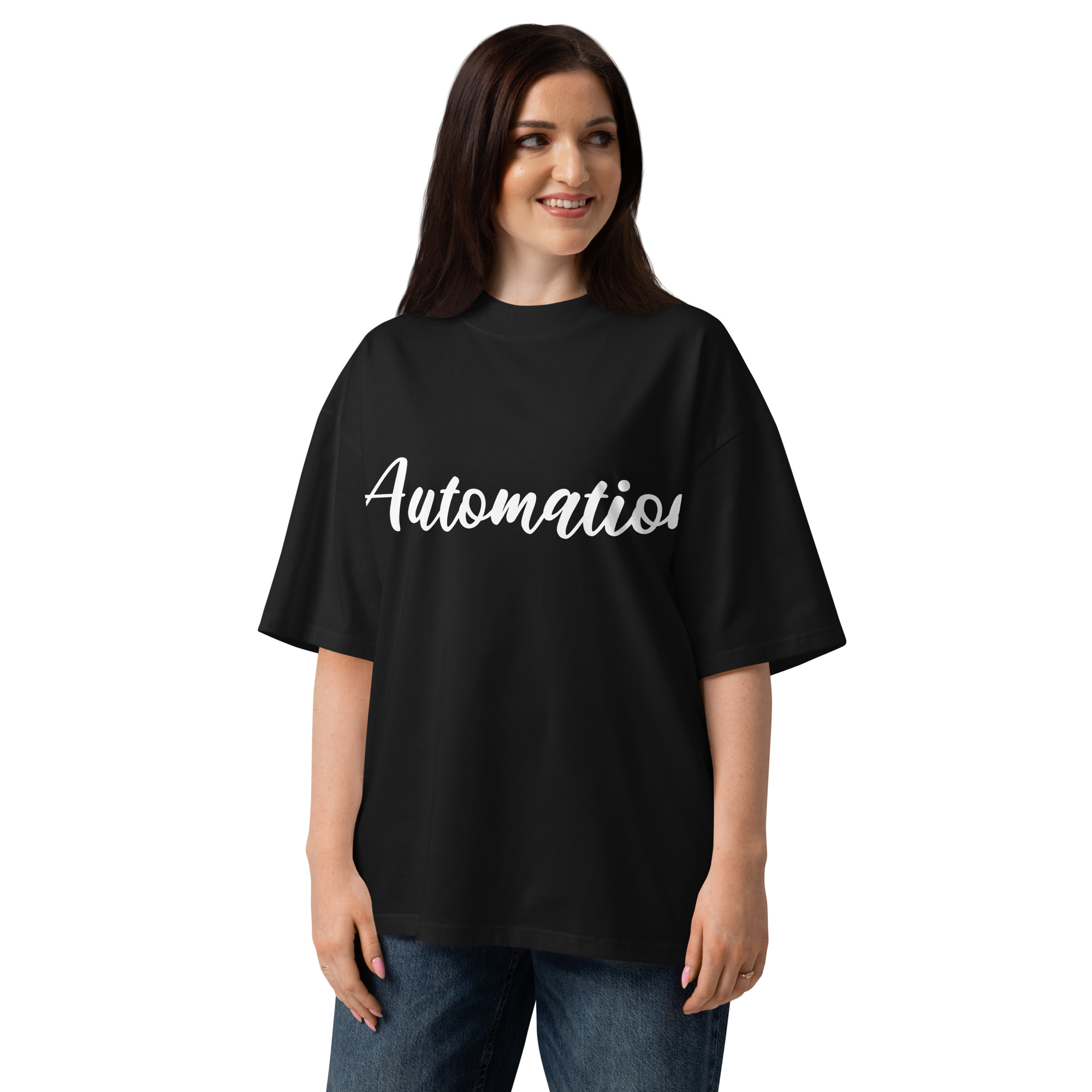 Automation Unisex oversized t-shirt – Image 2