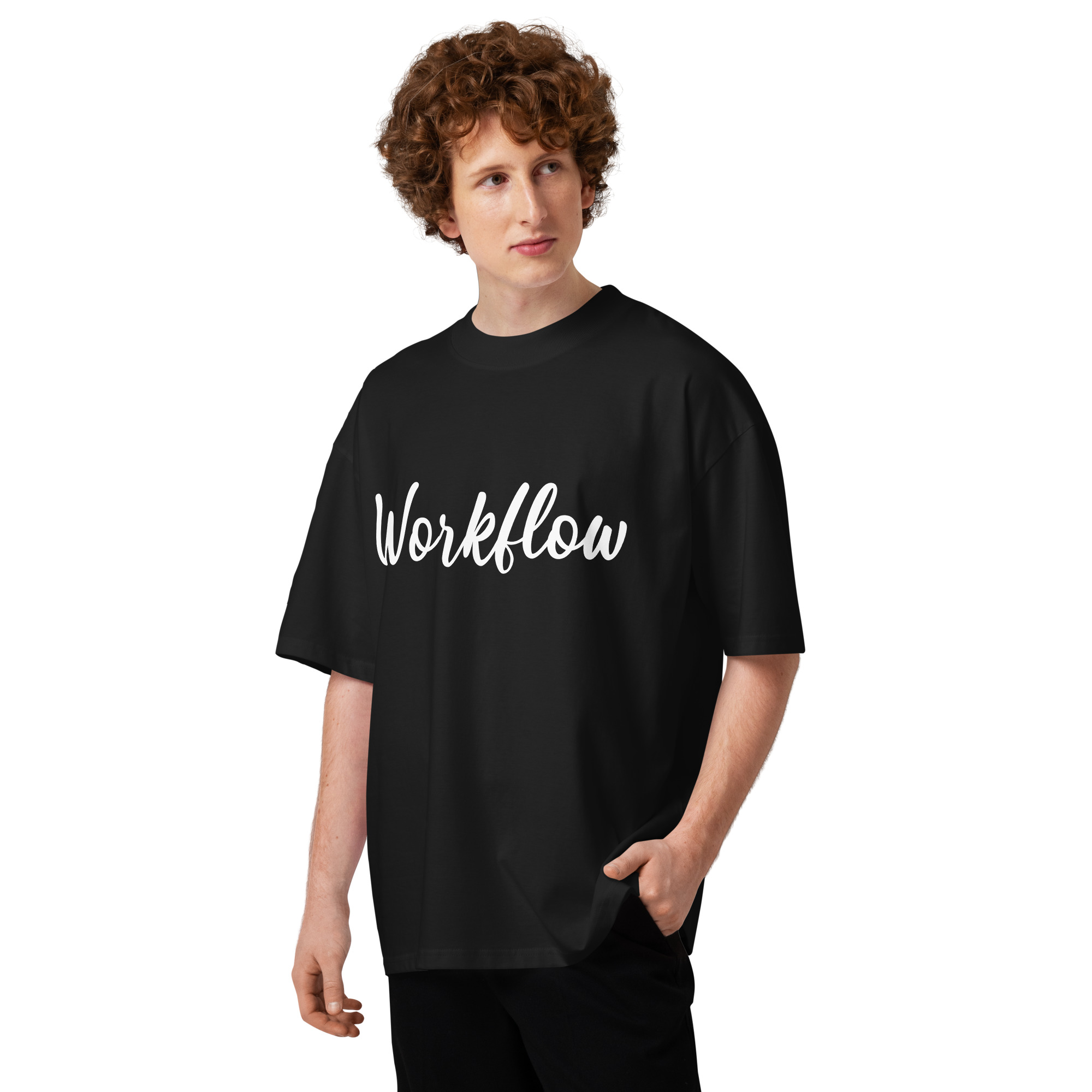 Workflow Unisex oversized t-shirt – Image 3