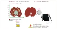 Black Maternal Health Awareness / Hard Enamel Pin – Image 4
