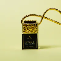 Mango & Coconut Milk Luxury Car Diffuser – Gold