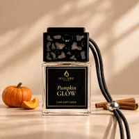 Pumpkin Glow Luxury Car Diffuser – Black
