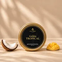 Golden Tropical Luxury Travel Tin Candle – Image 1