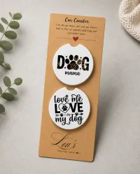 Love Me, Love My Dog - Car Coaster Set – Image 1