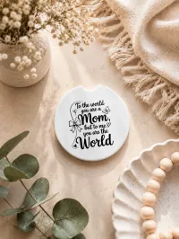 Best Mom In The World - Car Coaster Set – Image 3