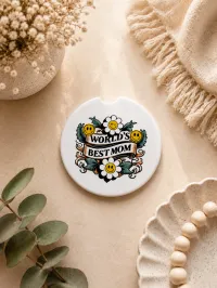 Best Mom In The World - Car Coaster Set – Image 4