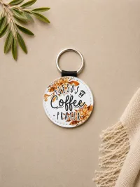Jesus, Coffee, Prayer - Sublimation Keychain – Image 2