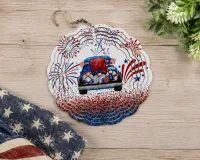 Patriotic Gnome Wind Spinner – Image 3