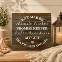 Way Maker Sign – Image 2