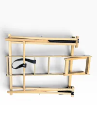 Soling 1M Folding Carry Wooden Boat Stand – Image 2