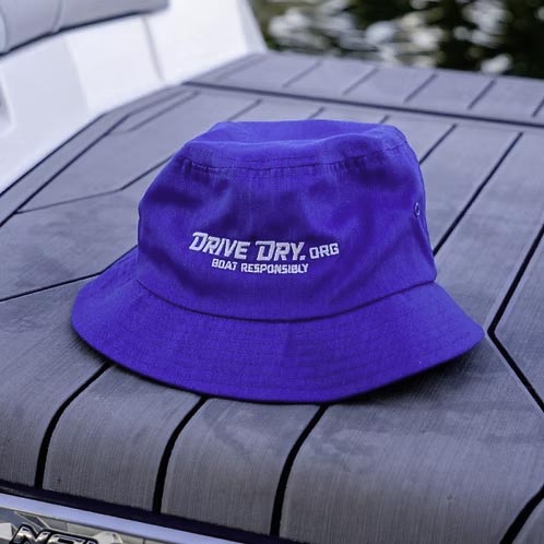 Drive Dry Bucket Hat (Blue/White) – Image 4