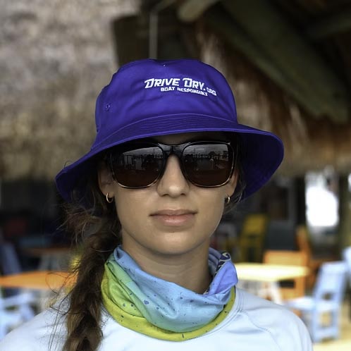 Drive Dry Bucket Hat (Blue/White) – Image 3