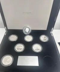 James Bond 7 coin 1oz coin set 7 decades of bond – Image 1