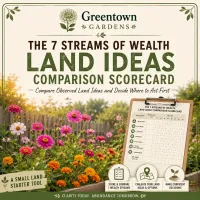 The 7 Streams of Wealth: Land Ideas Comparison Scorecard – Image 1