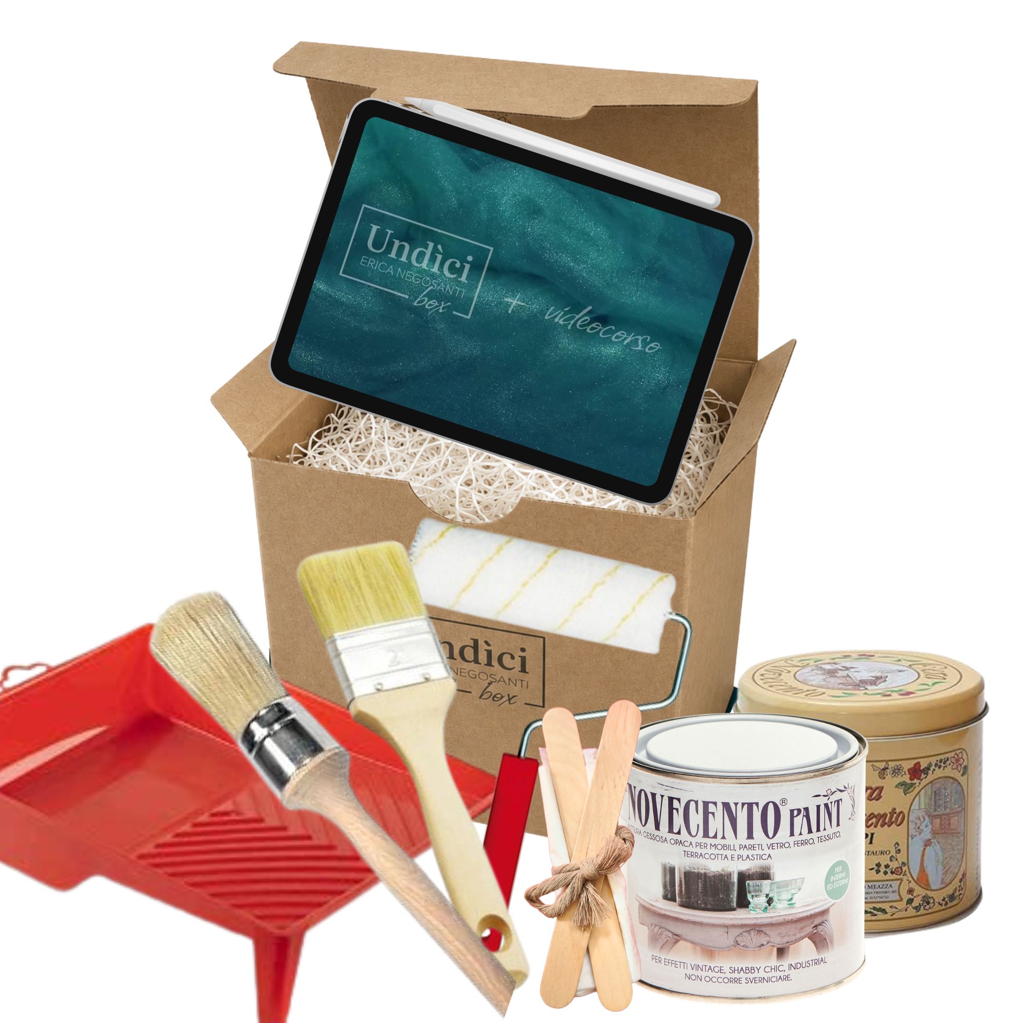 UNDÌCI BOX + VIDEO CORSO BASE RESTAURO CREATIVO – Immagine 2